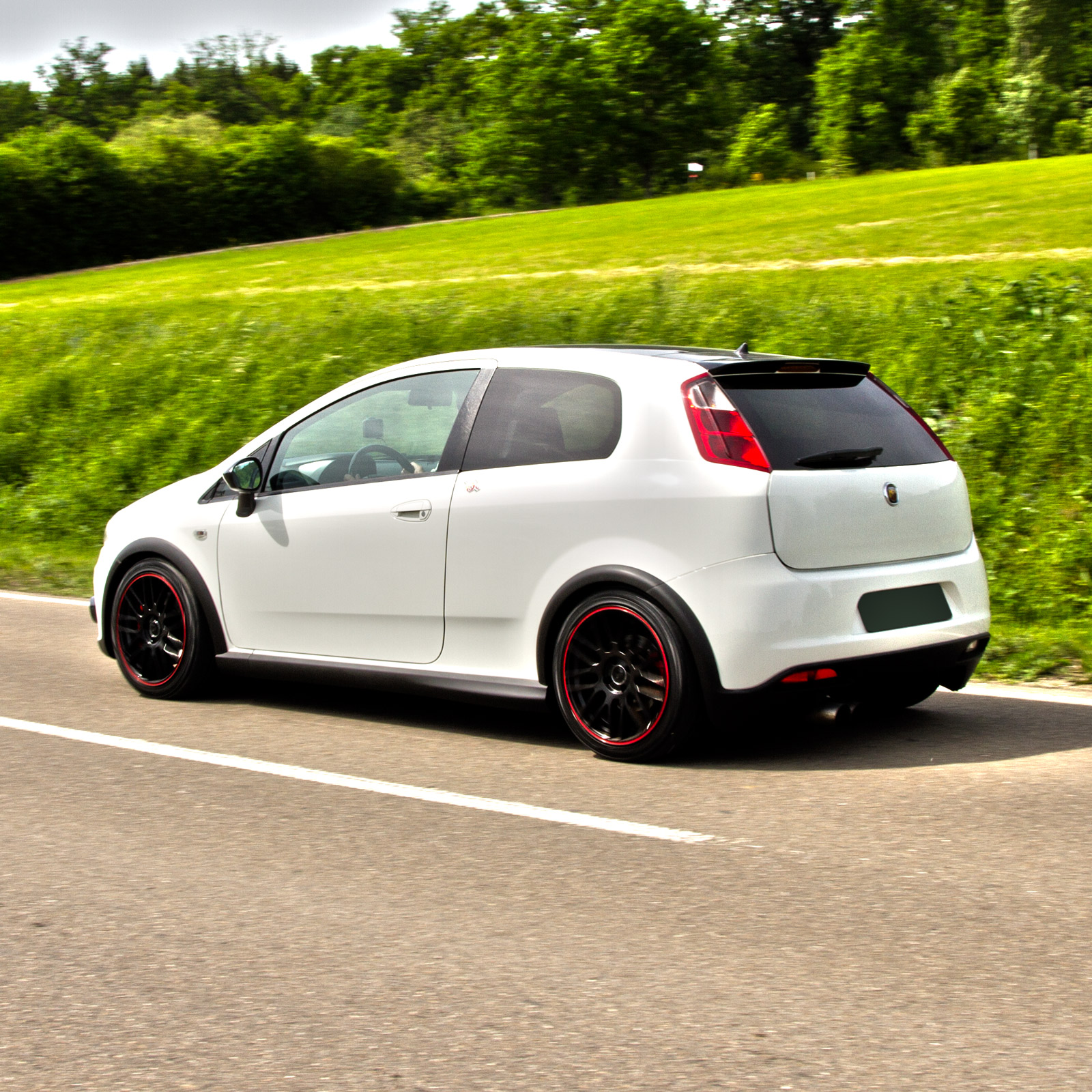 In the test at CPA - Abarth Grande Punto 1.4 T-Jet